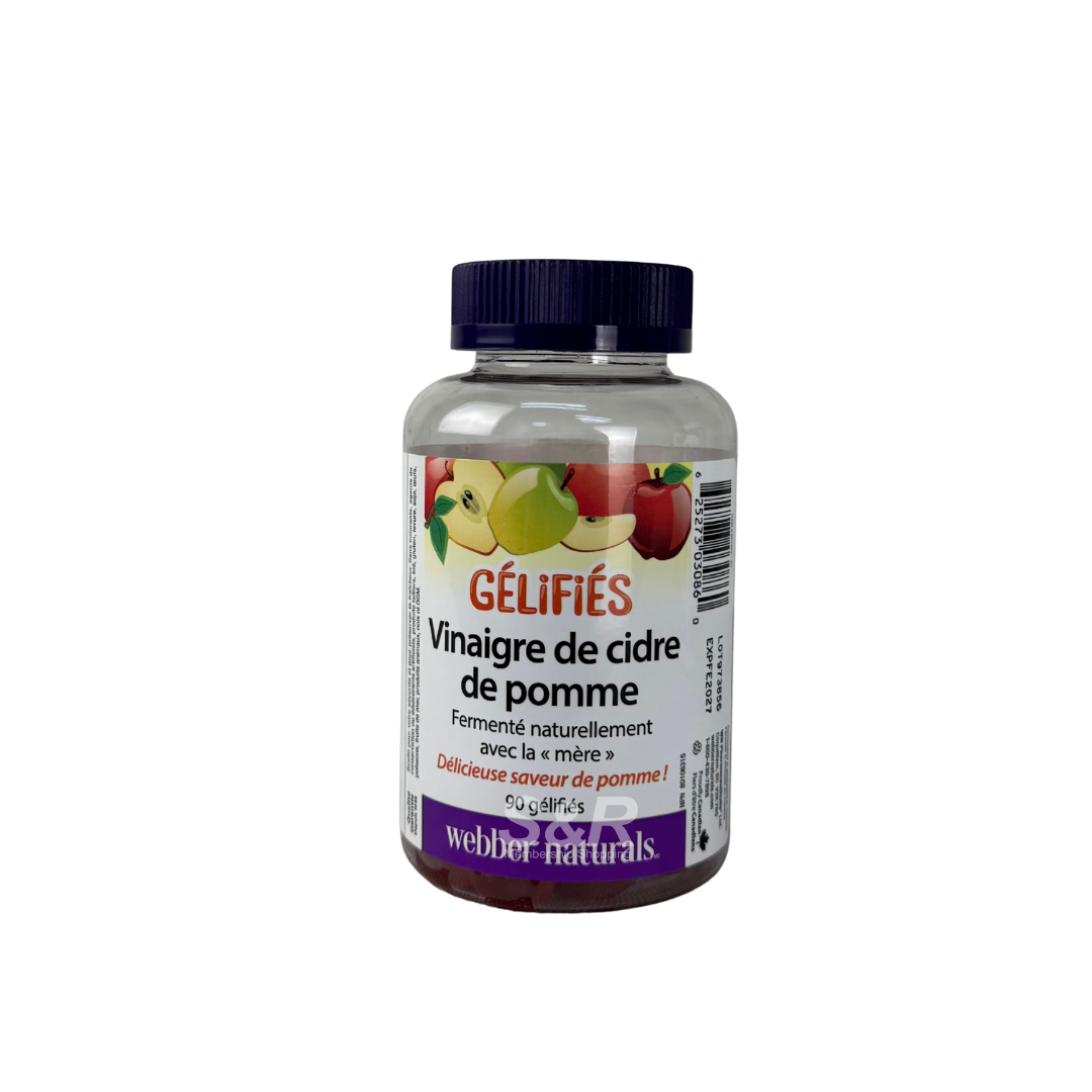 Webber Naturals Apple Cider Vinegar Gummies 90s